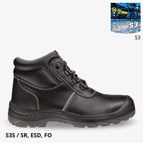 Giày Bảo Hộ Cao Cổ Safety Jogger EOS S3S Không Kim Loại